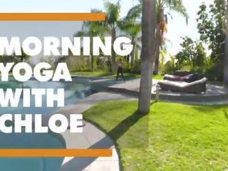 Morning yoga ends up in exceptional dirty film with Chloe Amour - itsPOV