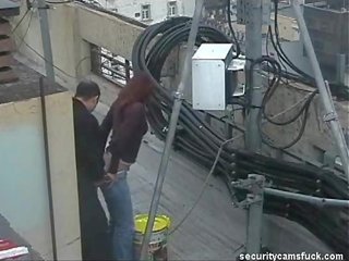 Şpion kamera catch sikiş on roof top