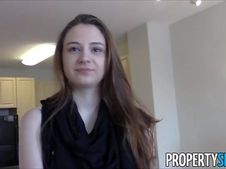 Propertysex - jauns reāls estate aģents ar liels dabas bumbulīši pašdarināts pieaugušais video